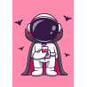 Cute Astronaut Dracula