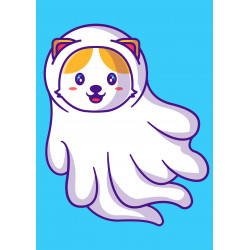 Corgi Ghost Costume