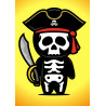 Skeleton Sword Pirate