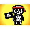 Skeleton Flag Pirate Jolly Roger