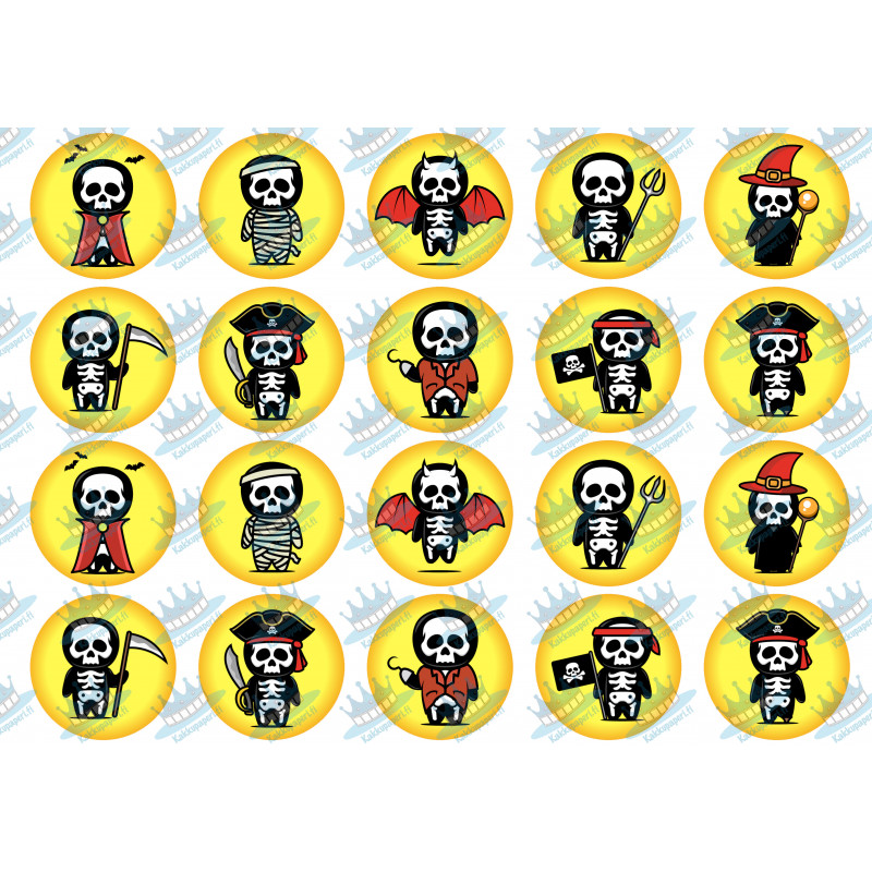 Skeleton Halloween Crew