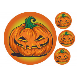 Pumpkin Mischief - Edible cake topper