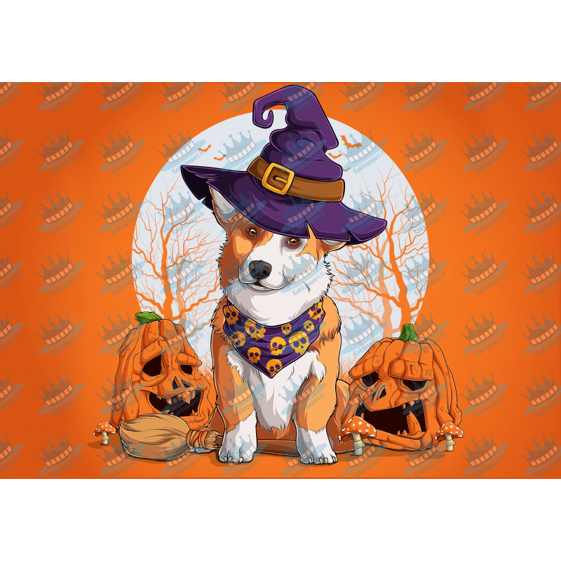 Halloween Corgi