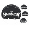 Happy Halloween Graveyard text - Edible cake topper