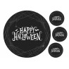 Happy Halloween Cobweb text - Edible cake topper