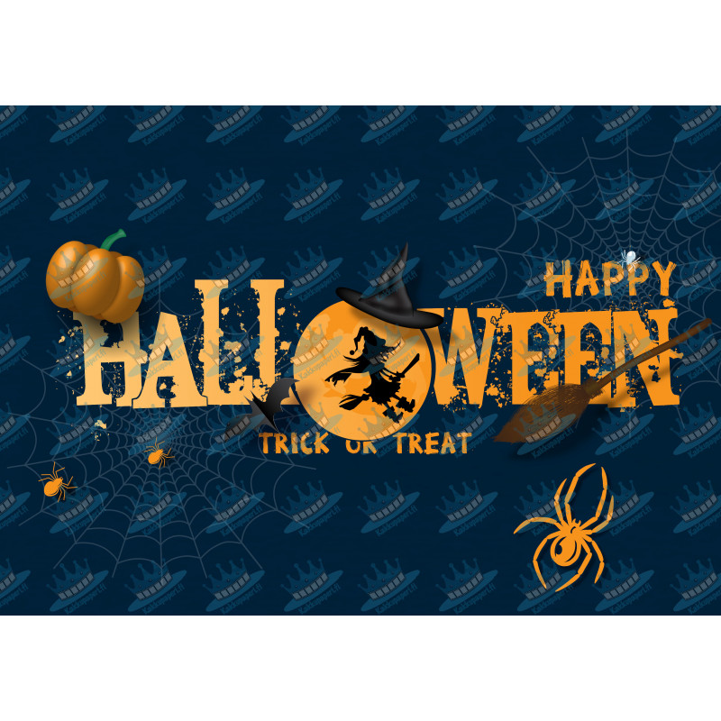 Happy Halloween Full Moon text