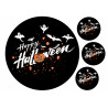 Happy Halloween Ghosts Text - Edible cake topper