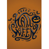 Happy Halloween Brown text