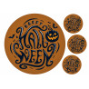 Happy Halloween Brown text - Edible cake topper