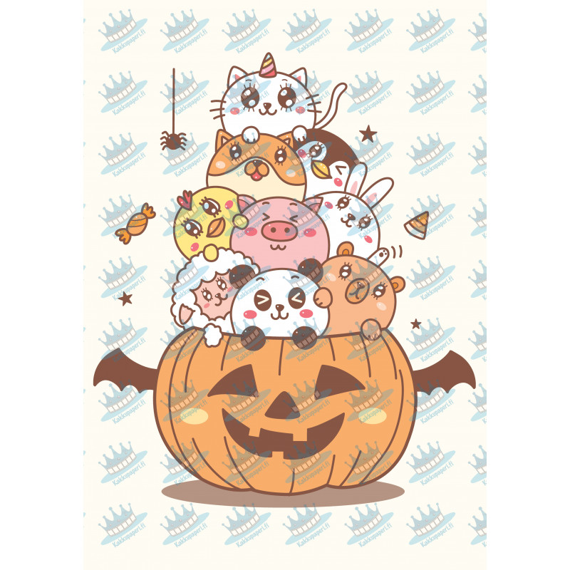 Animals In Pumpkin