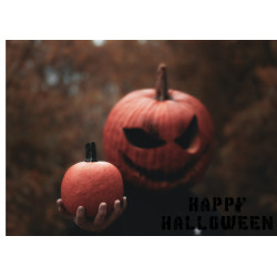 Hämyinen Halloween-kurpitsa - Syötävä kakkukuva kakkuun