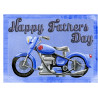 Father's Day Motorcycle - edible cake topper