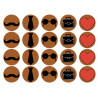 Father's Day - Moustache and a Tie muffins - Edible muffin topper