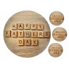 Father's Day Scrabble - edible cake topper