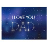 I love you dad - edible cake topper