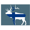 Finnish Reindeer - edible cake topper