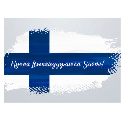 Hyvää itsenäisyyspäivää Suomi! - Syötävä kakkukuva kakkuun