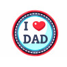 Dear Dad Plate - edible cake topper