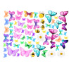 Butterflies, flowers and bees - cake decoration