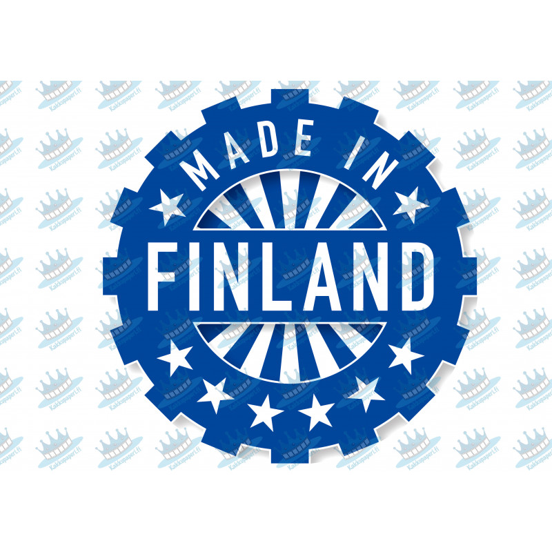 Made in Finland - Syötävä kakkukuva kakkuun