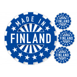 Made in Finland - edible cake topper