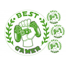 Best Gamer - Edible cake topper