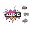 Helsinki Pop Art - edible cake topper