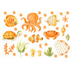 Orange Sea Animals - Edible cutouts