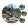 Edible cake topper  - Alex Way Motocross - edible cake topper