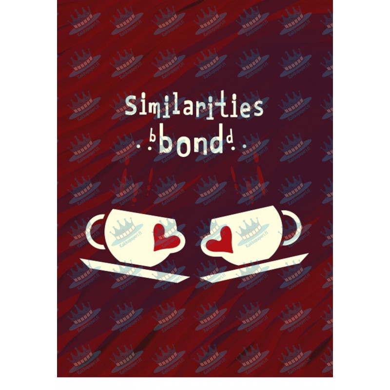 Similarities bond - Edible cake topper