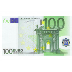 Edible cake topper  - Bank note 100 EUR - edible cake topper