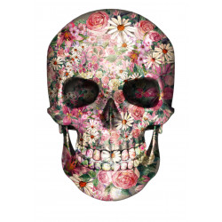 Flower skull - Edible cake topper