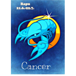 Star sign: Cancer - Edible cake topper