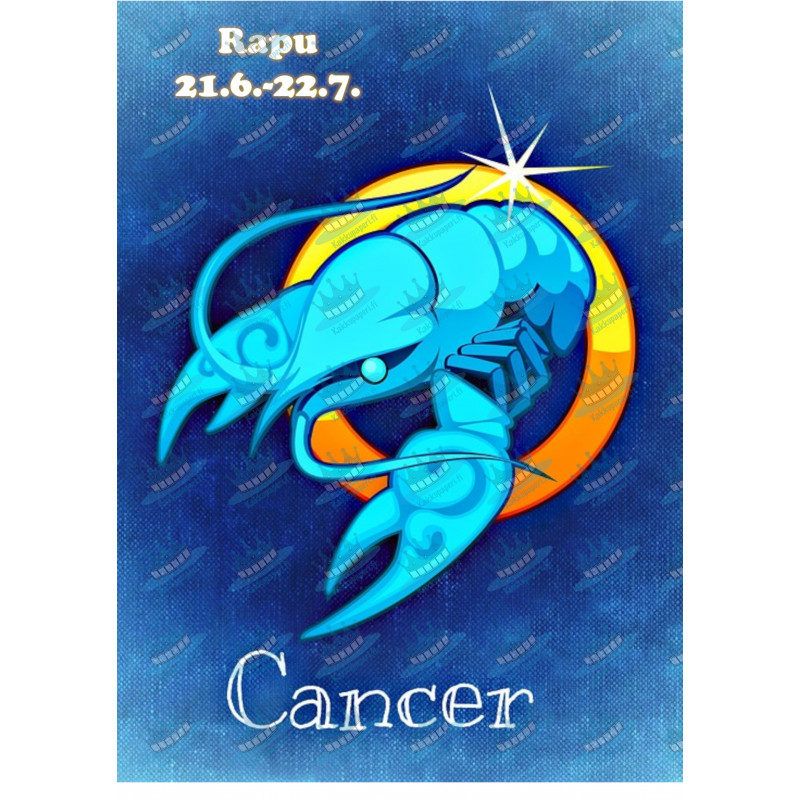 Star sign: Cancer - Edible cake topper