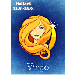 Star sign: Virgo - Edible cake topper