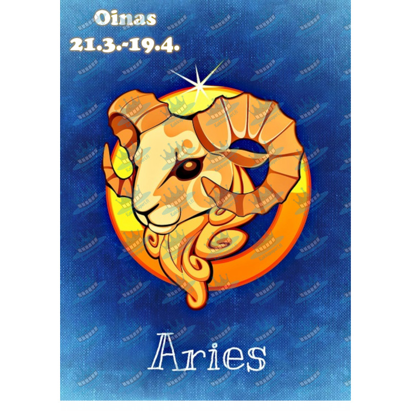 Star sign: Aries - Edible cake topper