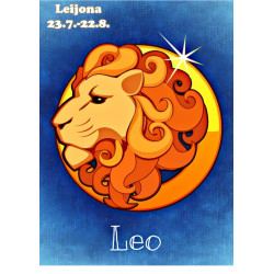 Star sign: Leo - Edible cake topper