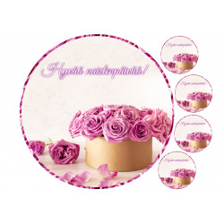 Women's day rose bouquet - Edible cake topper