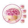 Women's Day Rose Pot - Edible cake topper