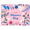 Happy Women's Day - Syötävä kakkukuva kakkuun