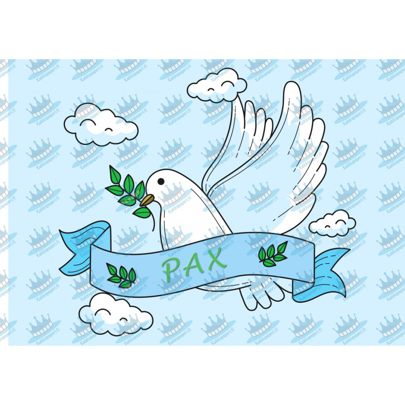 PAX dove - Edible cake topper