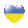 Ukrainian heart - Edible cake topper