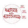 Fight for freedom - edible cake topper