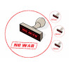 No war -stamp - Edible cake topper