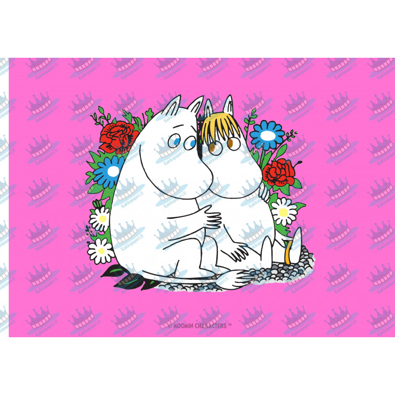 Moomin - Moomin and Snork Maiden  - Edible cake topper