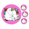 Moomin - Moomin and Snork Maiden  - Edible cake topper