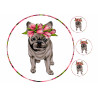 Illustrated French Bulldog - Edible cake topper