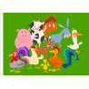 Happy farm animals - Edible cake topper