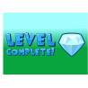 Level Complete - syötävä kakkukoriste