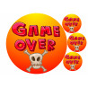 Game Over - edible cake decoration